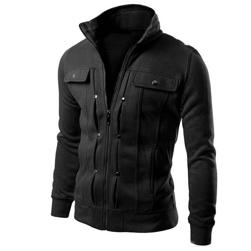 MRMT 2019 Brand New Men's Standing Collar Sweatshirts Body Repair  Cardigan for Male Fleece Inclined Pocket Jacket  Sweatshirt