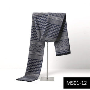 2019 new men's scarf autumn and winter multi-purpose decorative men's business scarf multi-function warm scarf  022