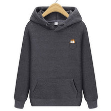 Load image into Gallery viewer, Autumn winter New brand Pocket Cat Letter Printed Hoodies men Casual Hoodies Sweatshirt Sportswear Male Fleece Hooded Jacket