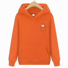 Load image into Gallery viewer, Autumn winter New brand Pocket Cat Letter Printed Hoodies men Casual Hoodies Sweatshirt Sportswear Male Fleece Hooded Jacket