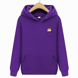 Autumn winter New brand Pocket Cat Letter Printed Hoodies men Casual Hoodies Sweatshirt Sportswear Male Fleece Hooded Jacket