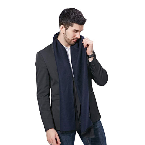 winter cashmere scarf for men warm wool russian shawl Scarves Warm cotton luxury brand tassel black blanket Gentleman gift